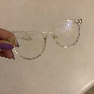 Clear blue light glasses